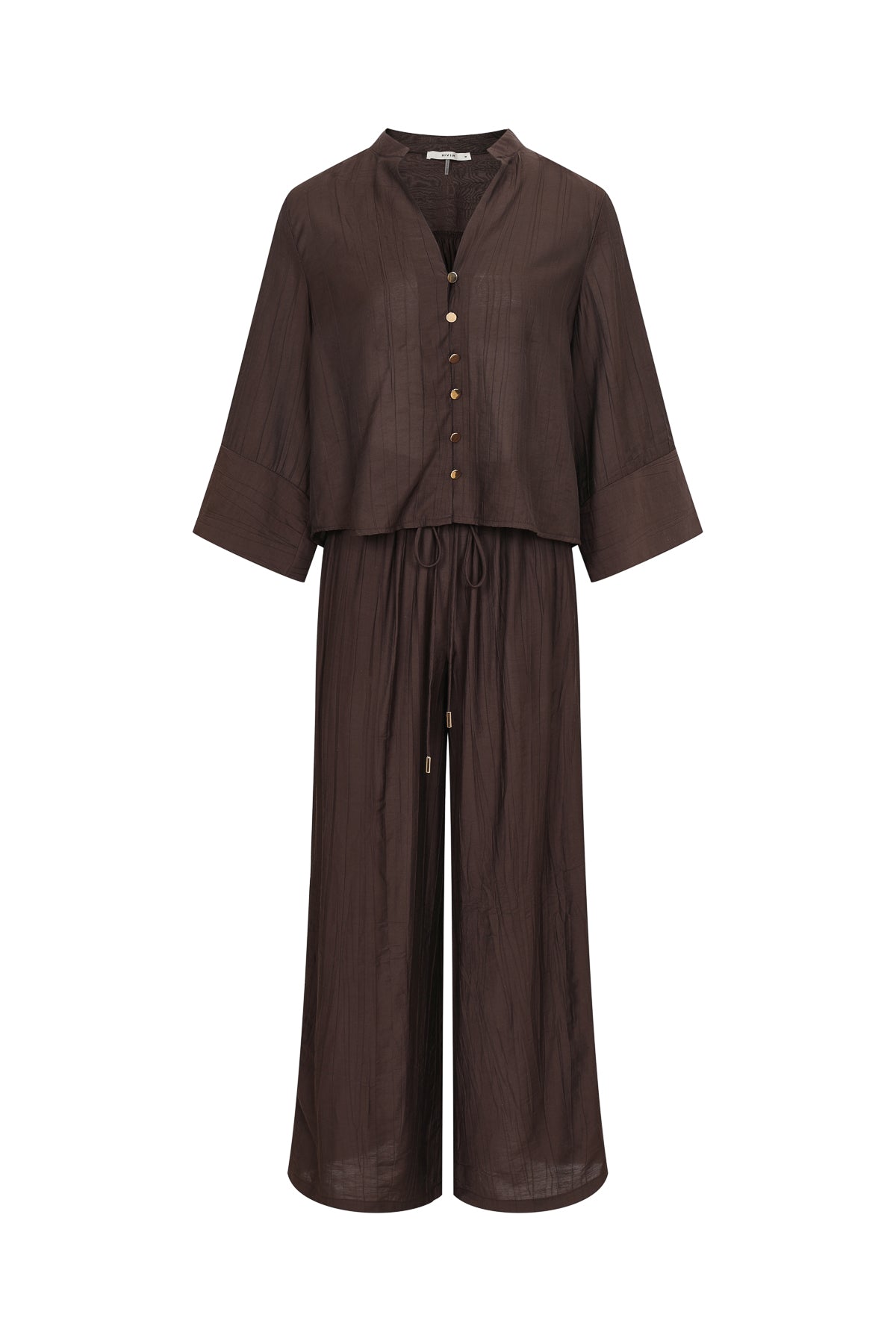 Oversized Fit Long Sleeve Top with pants set