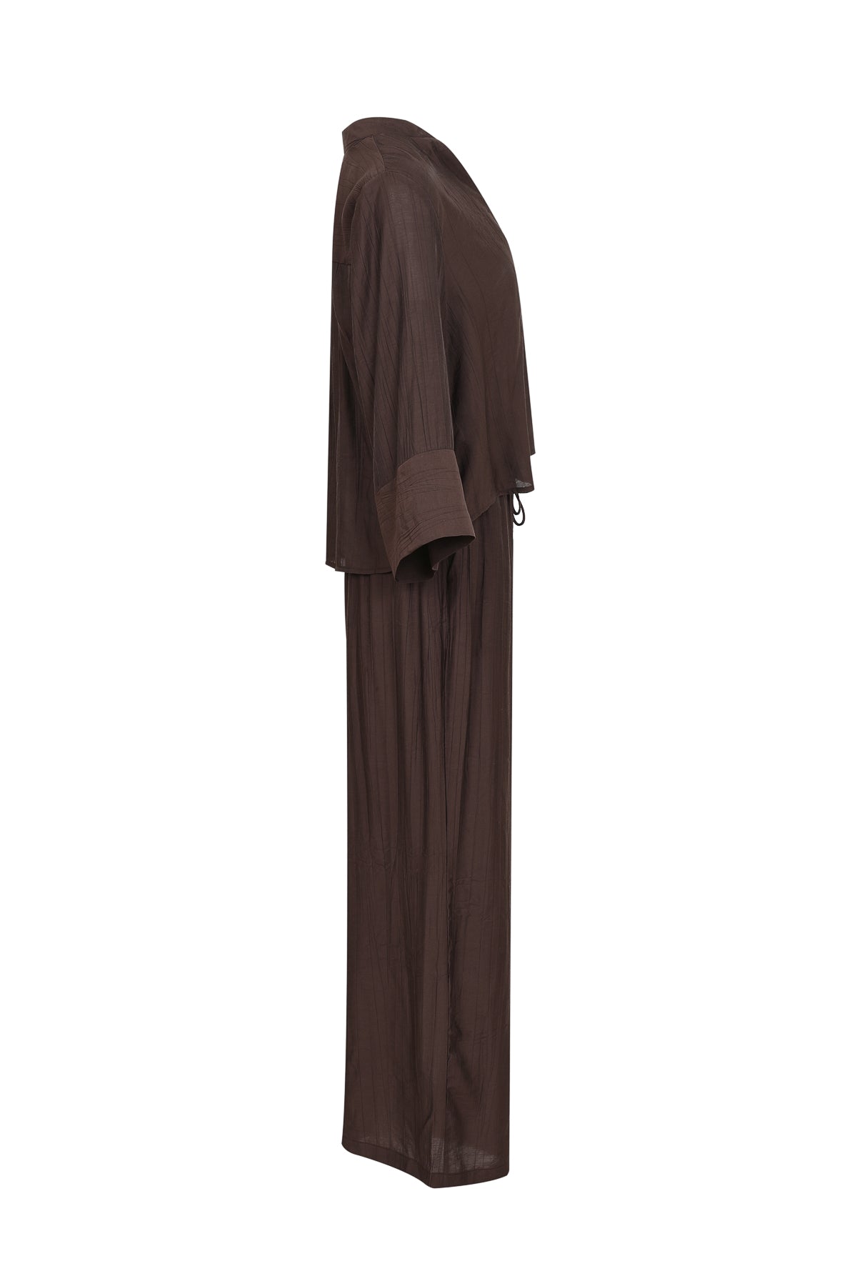 Oversized Fit Long Sleeve Top with pants set