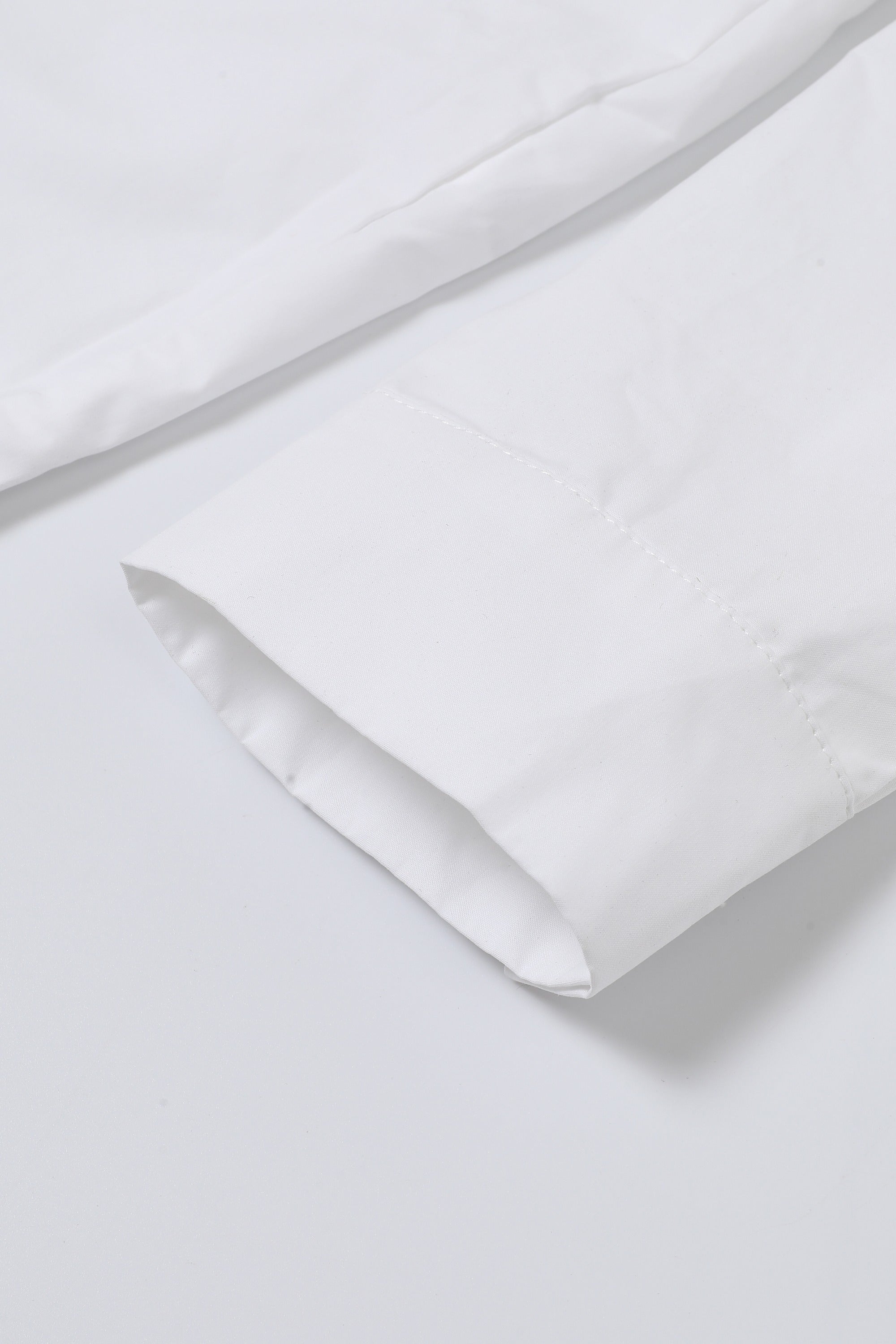 Embroidered Detail Woven Shirt with Pearl Accents