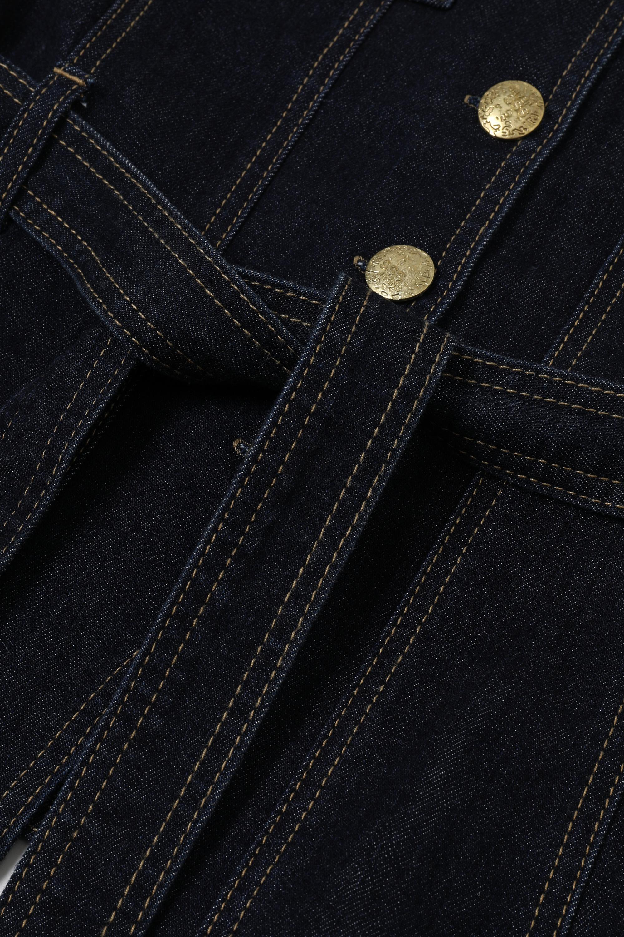 The Gilded Denim Bastion Vest