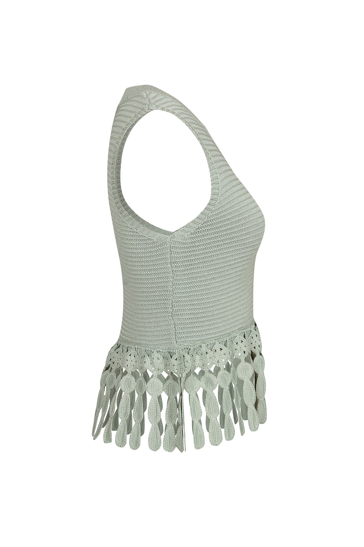 Knit Fringe Top