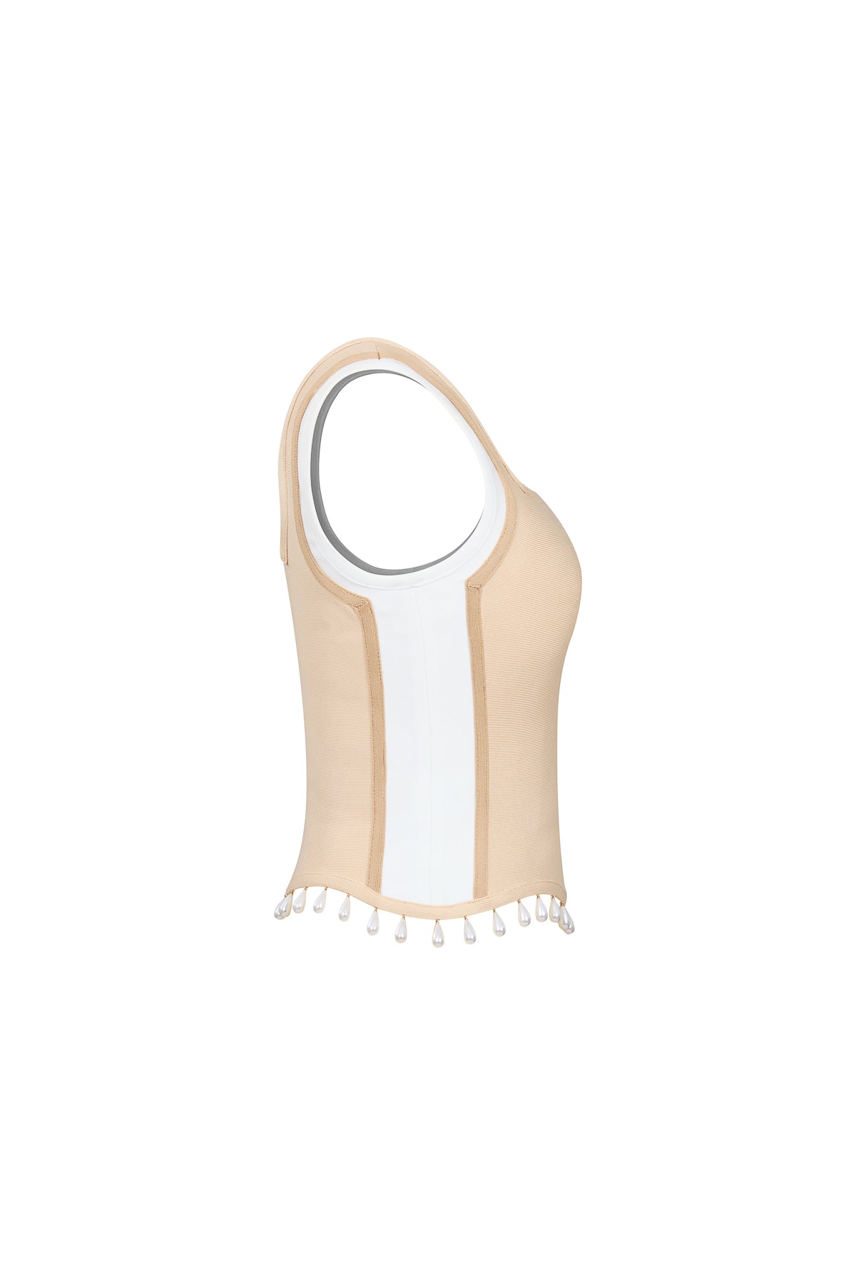Wavy Fringe Bandage Top