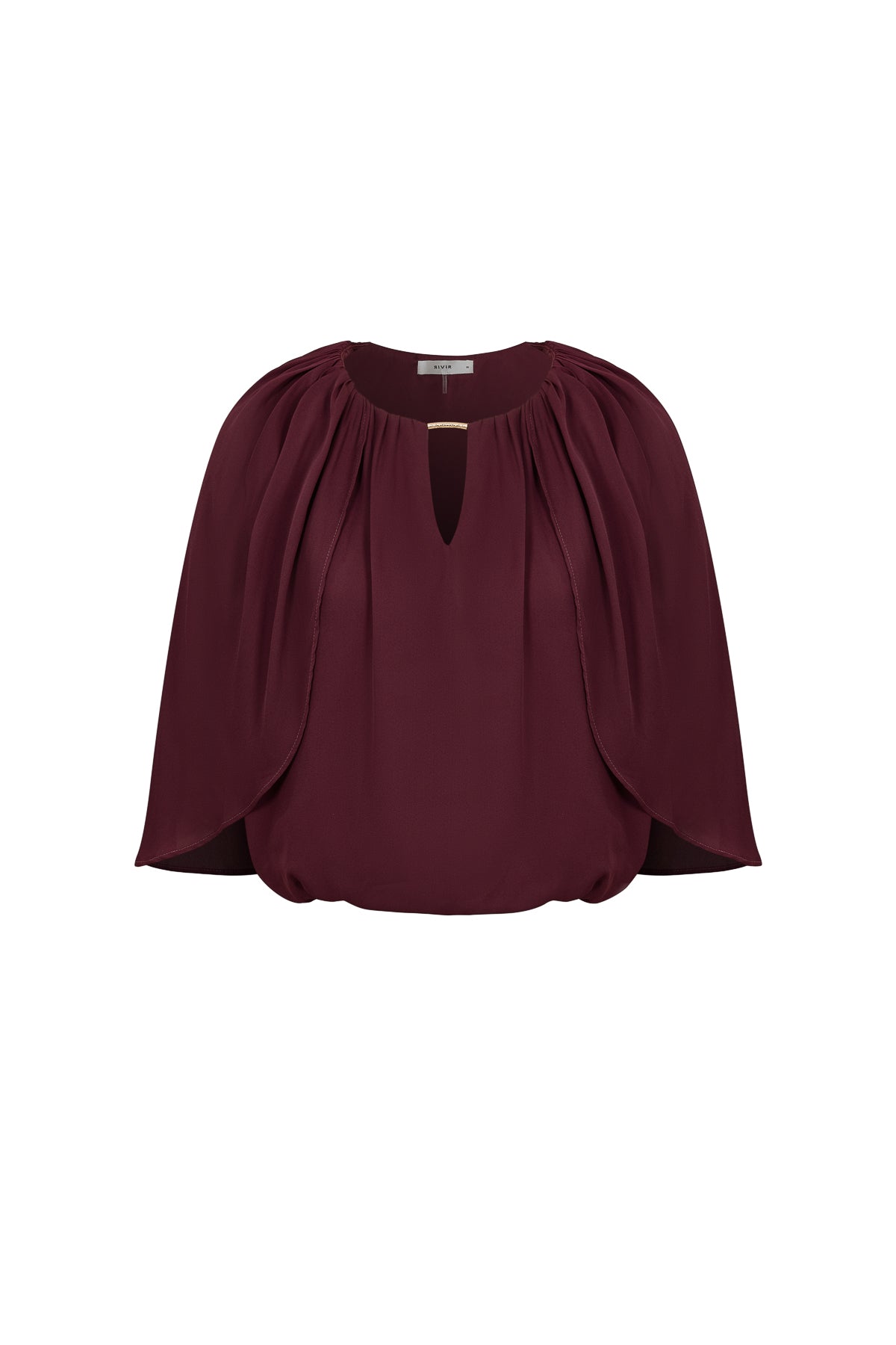 Shirred Cape Top