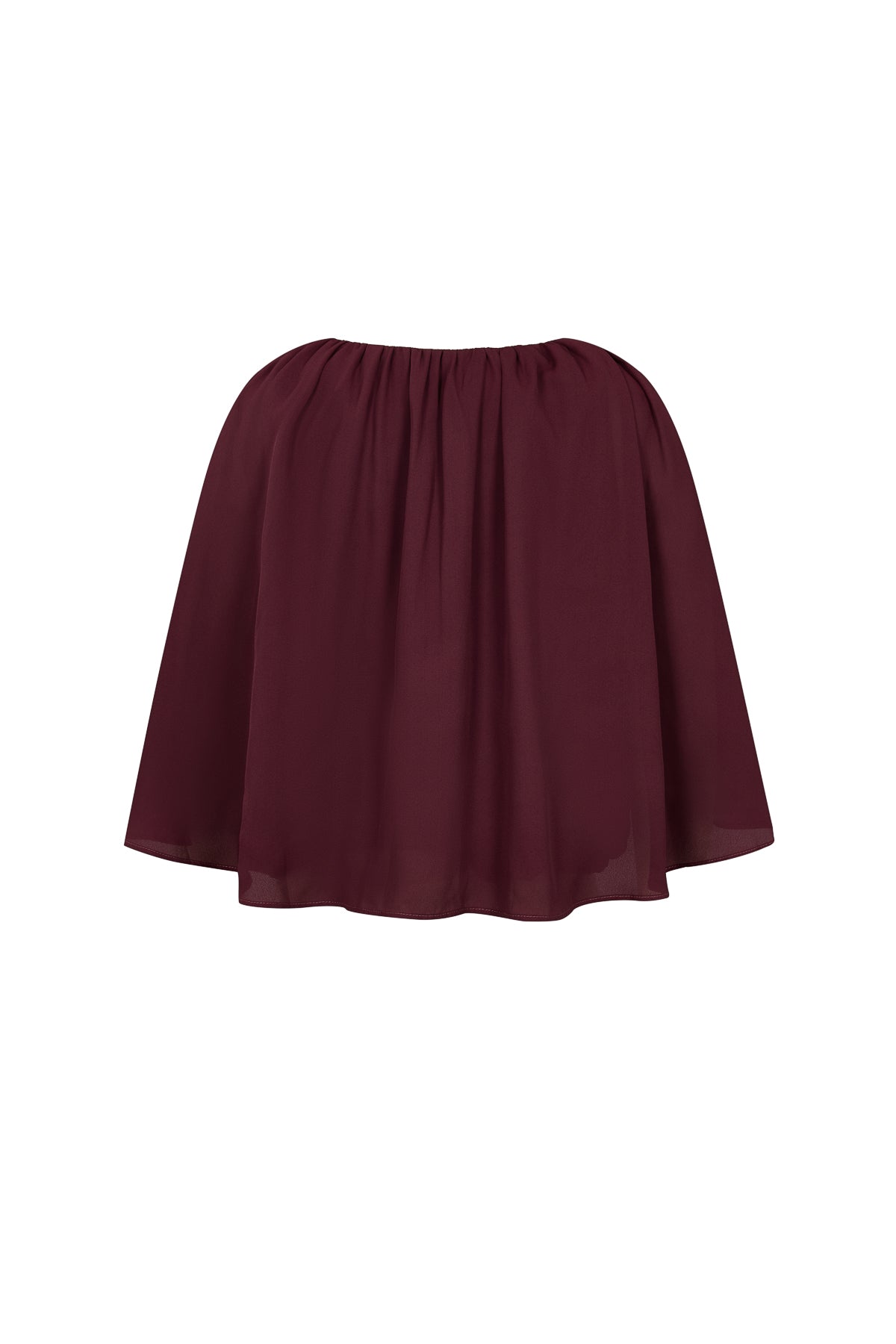 Shirred Cape Top