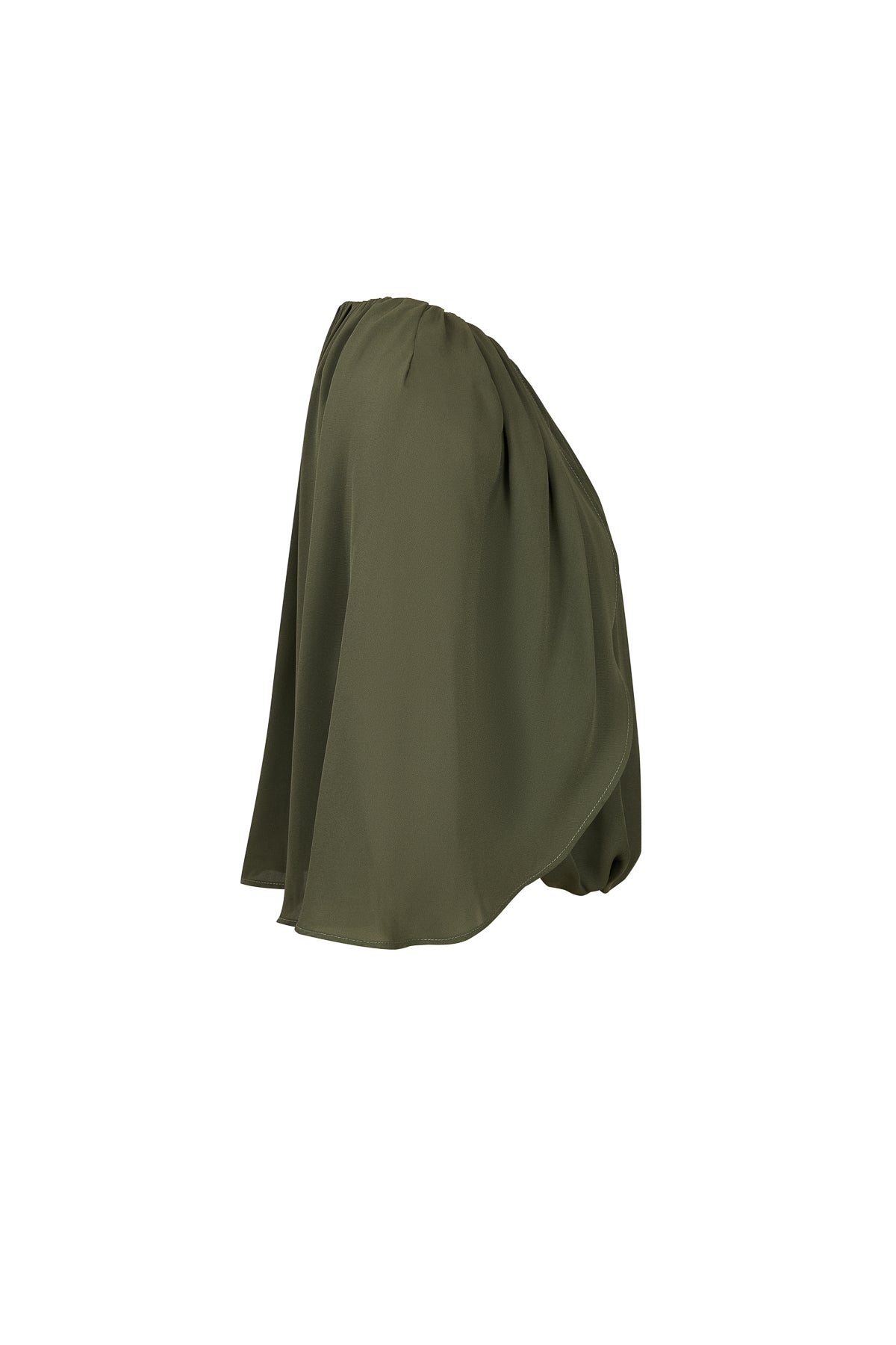 Shirred Cape Top