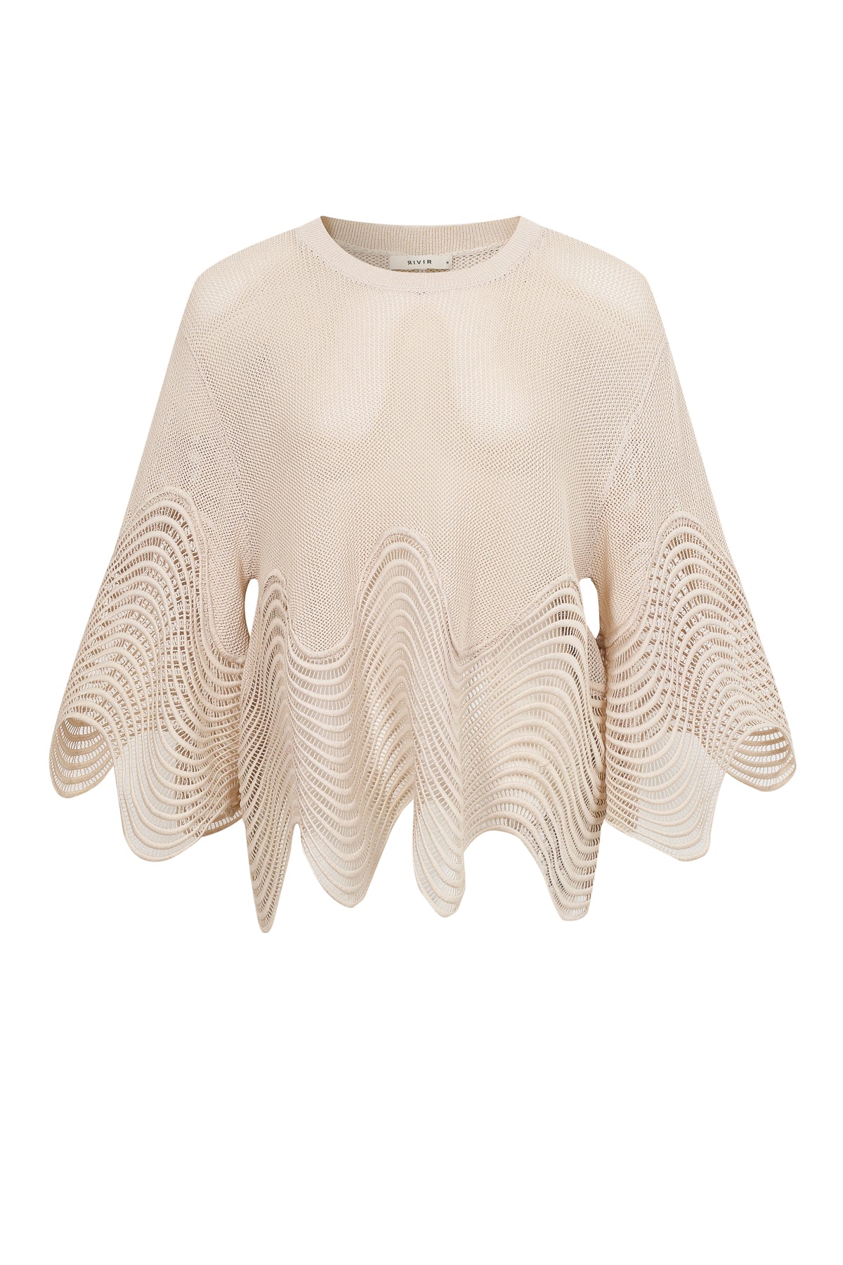 Wave Detail Knit Top