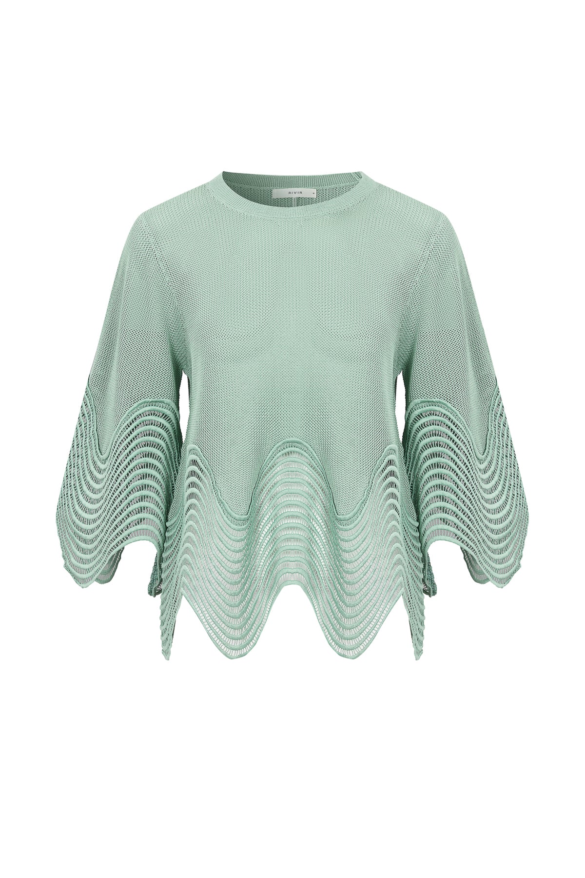 Wave Detail Knit Top
