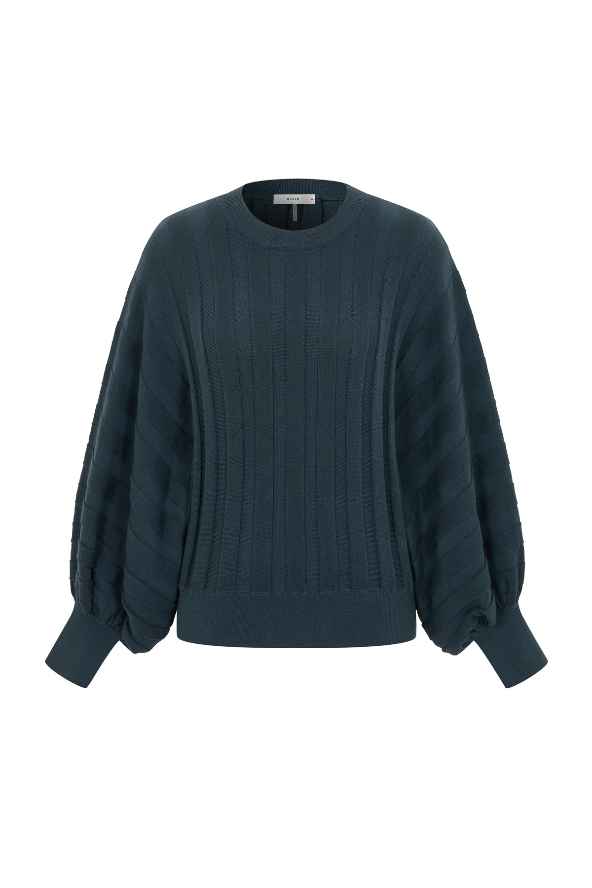 Stripe Texture Dolman Sweater