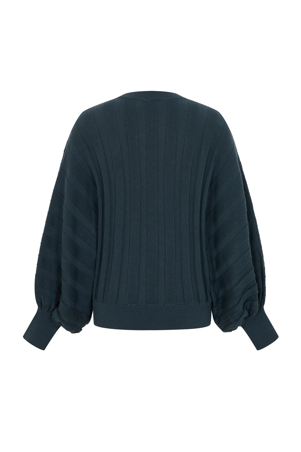 Stripe Texture Dolman Sweater