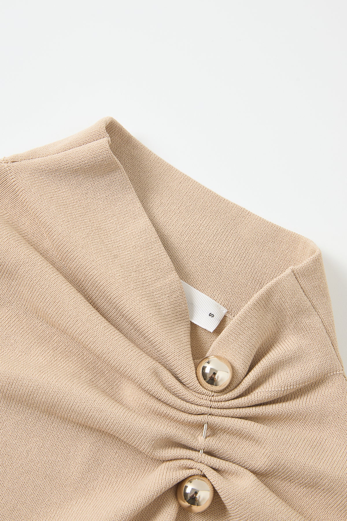 Asymmetric Gold Trim Top