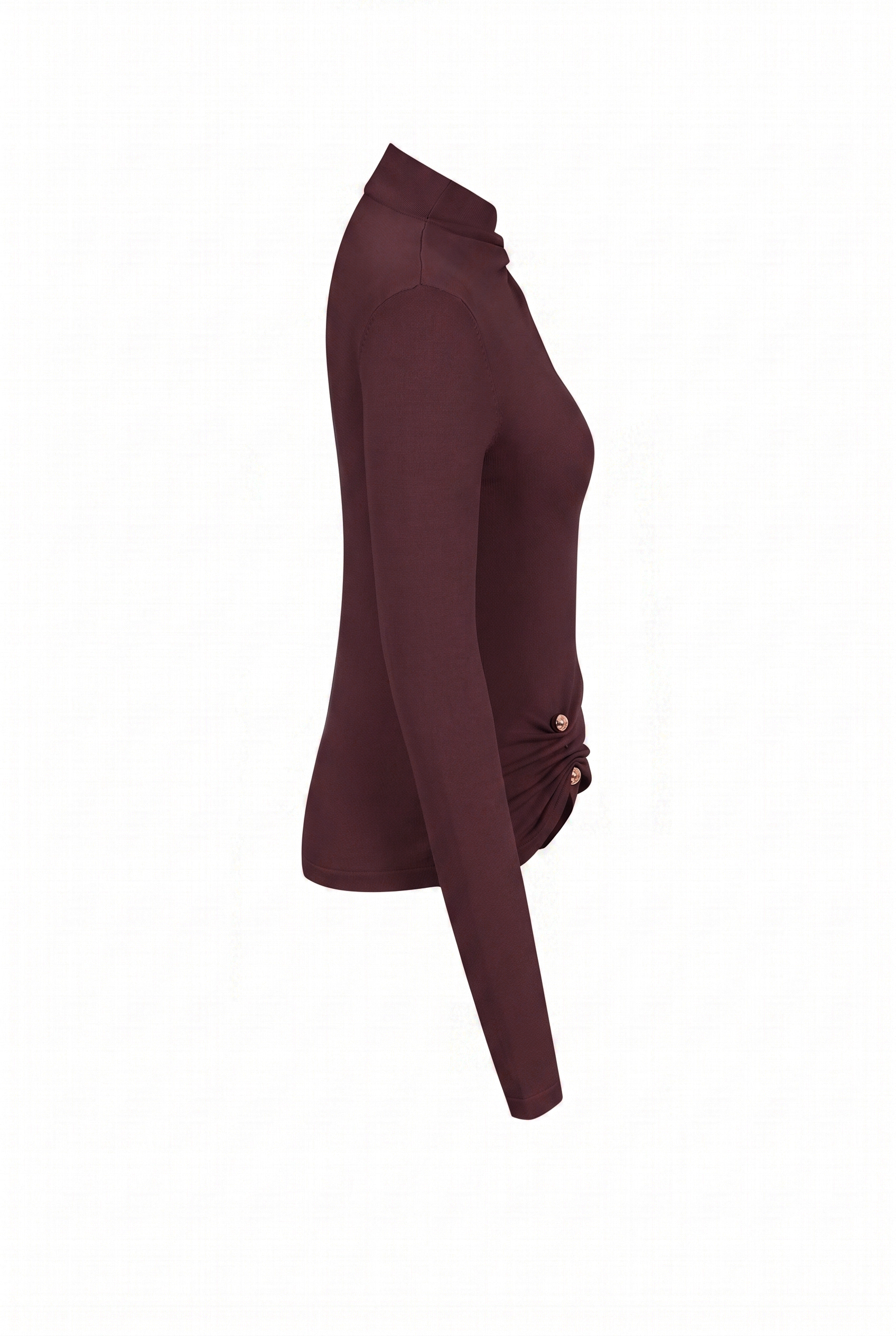 Asymmetric Gold Trim Top