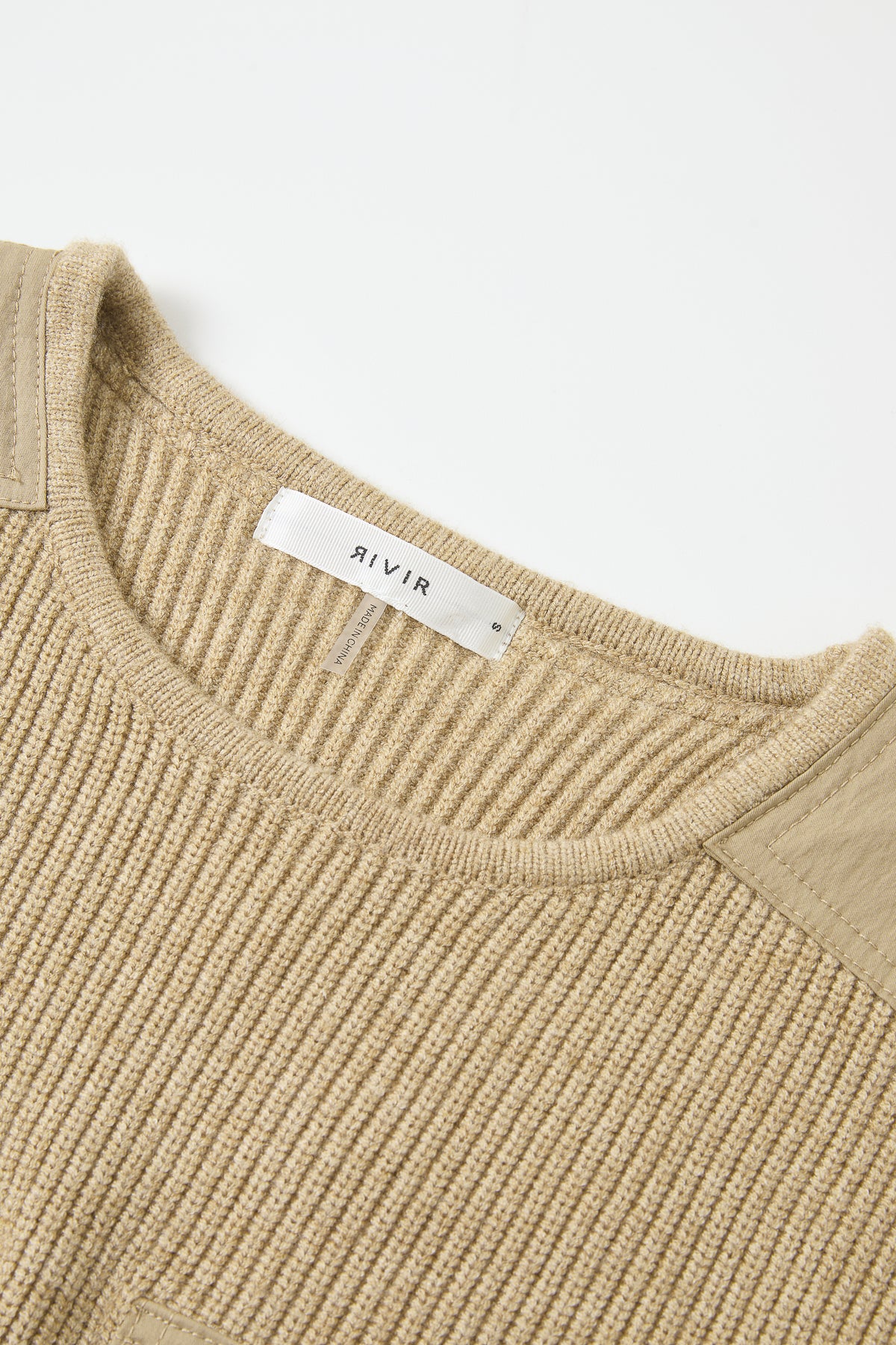 Woven Mix Utilitarian Knit top