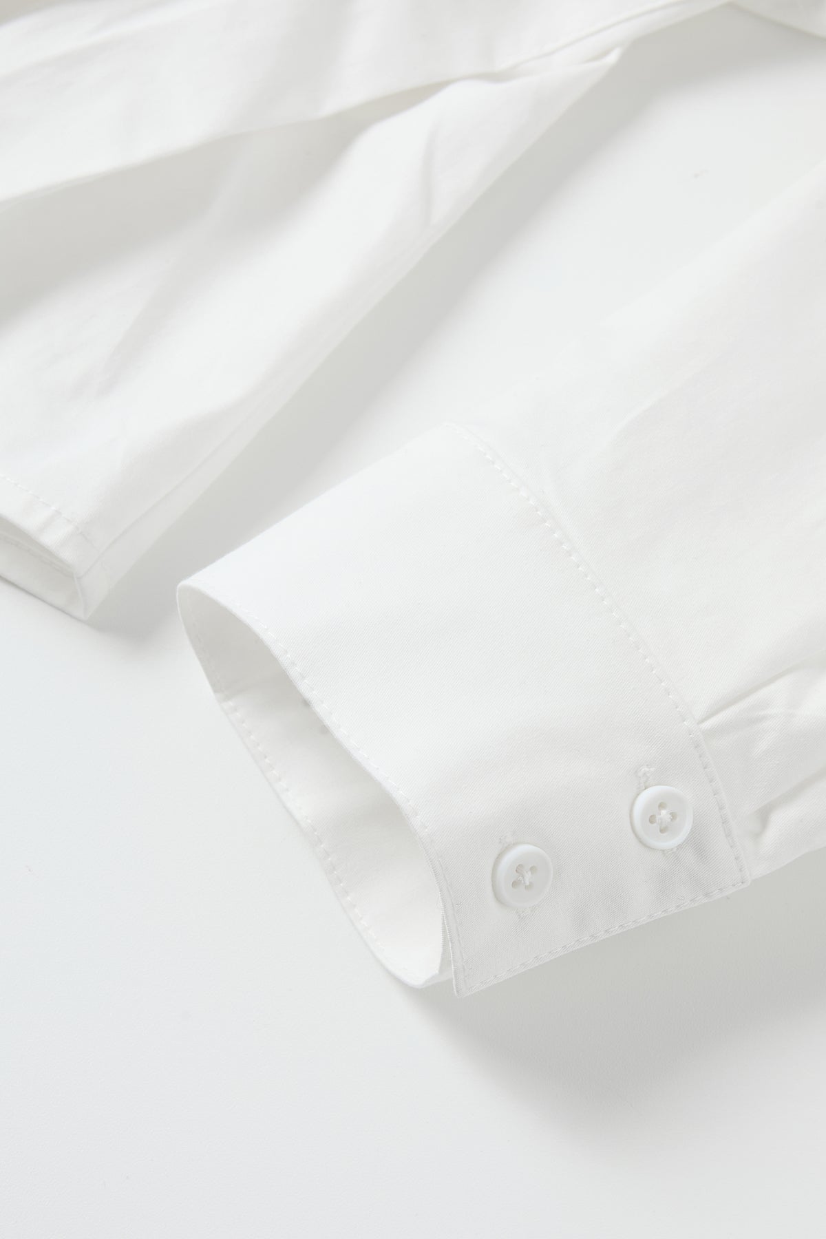 Pleated Poplin Shirt