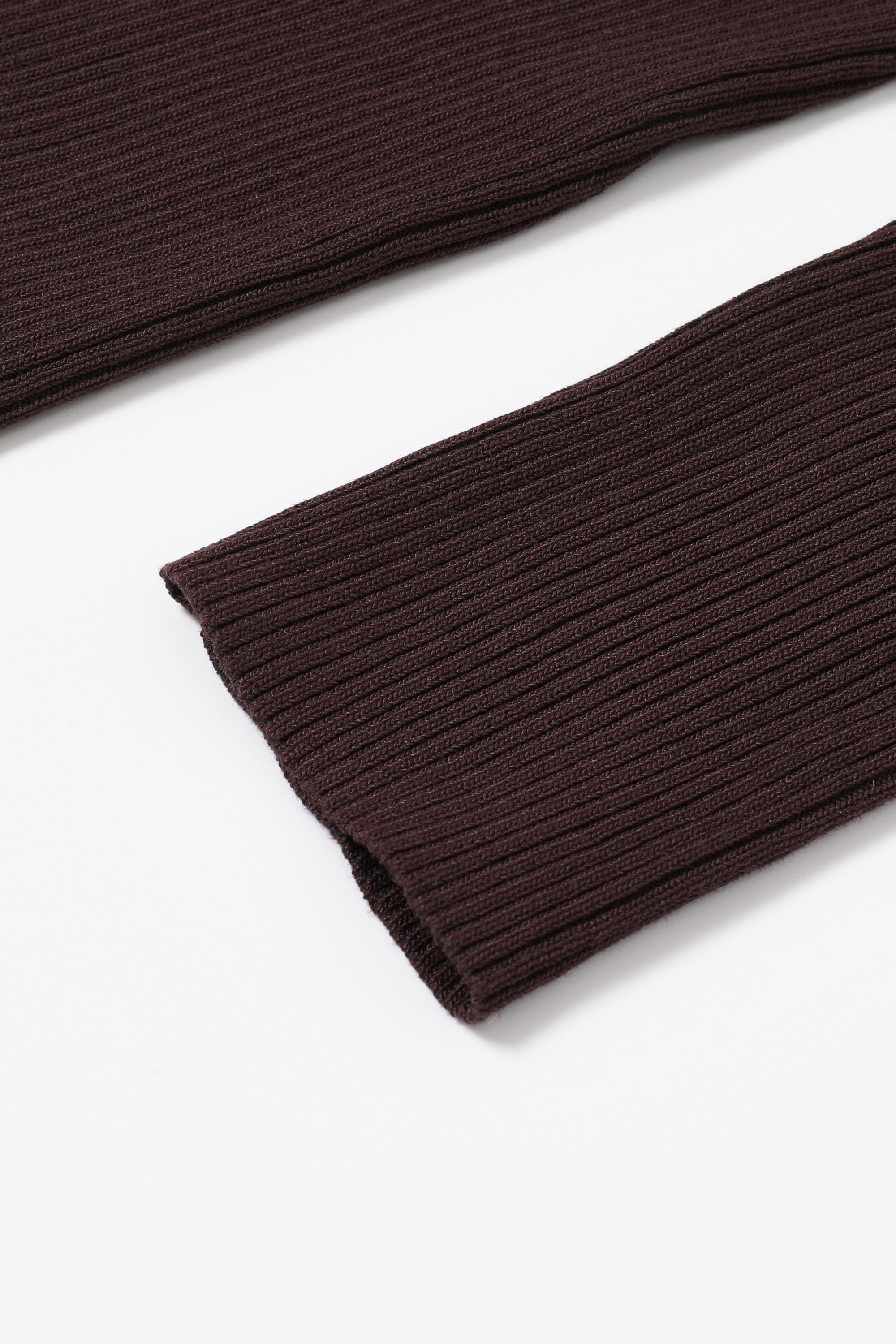 Velare Knit Long Sleeve Top With Unique Buttons