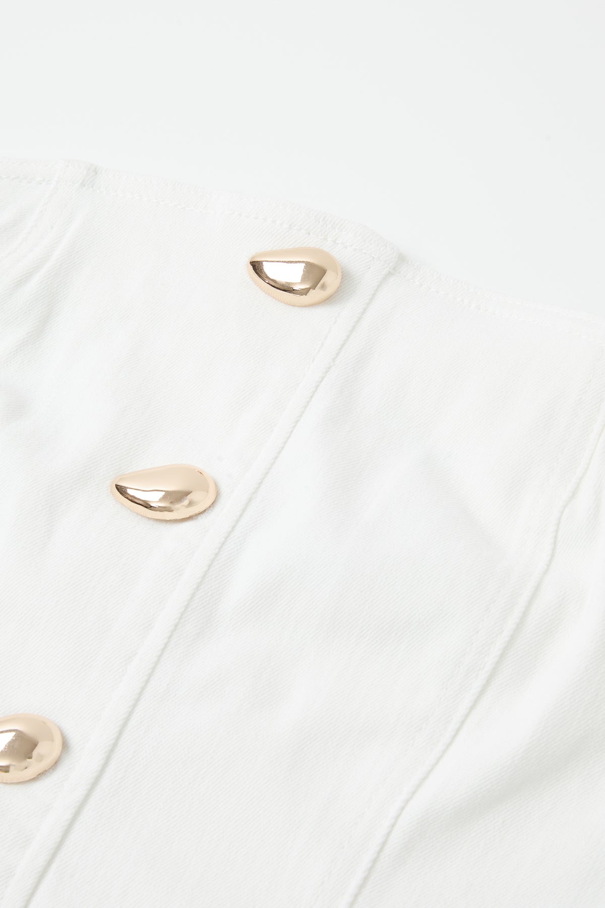 Nyla Strapless Denim Top
