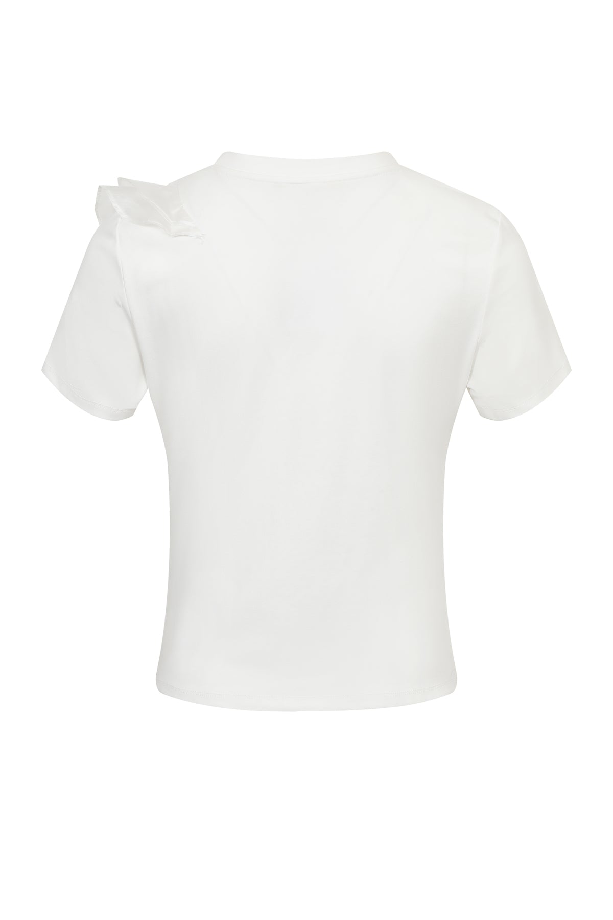 Sculpted Side Ruffle Knit Top