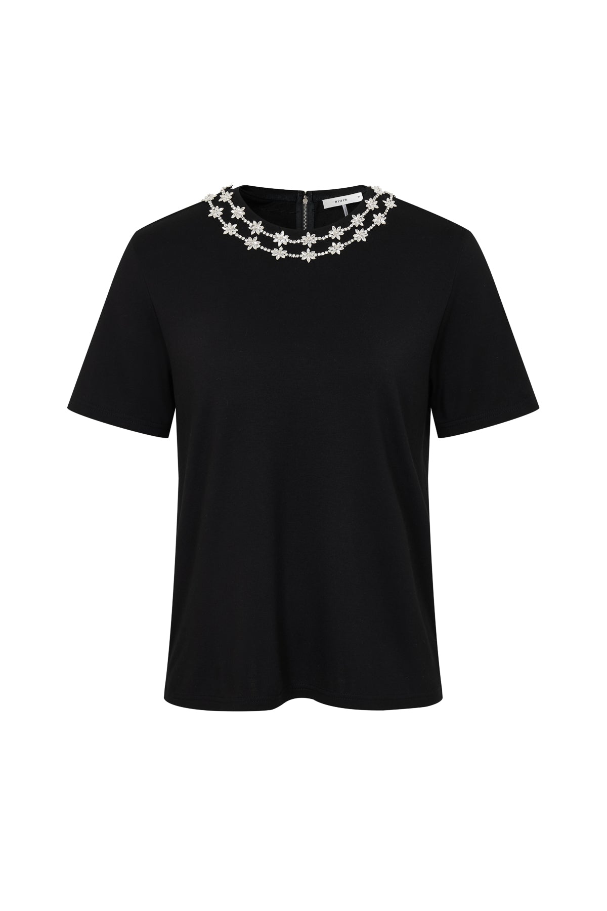 Rhinestone Embellished T-Shirt