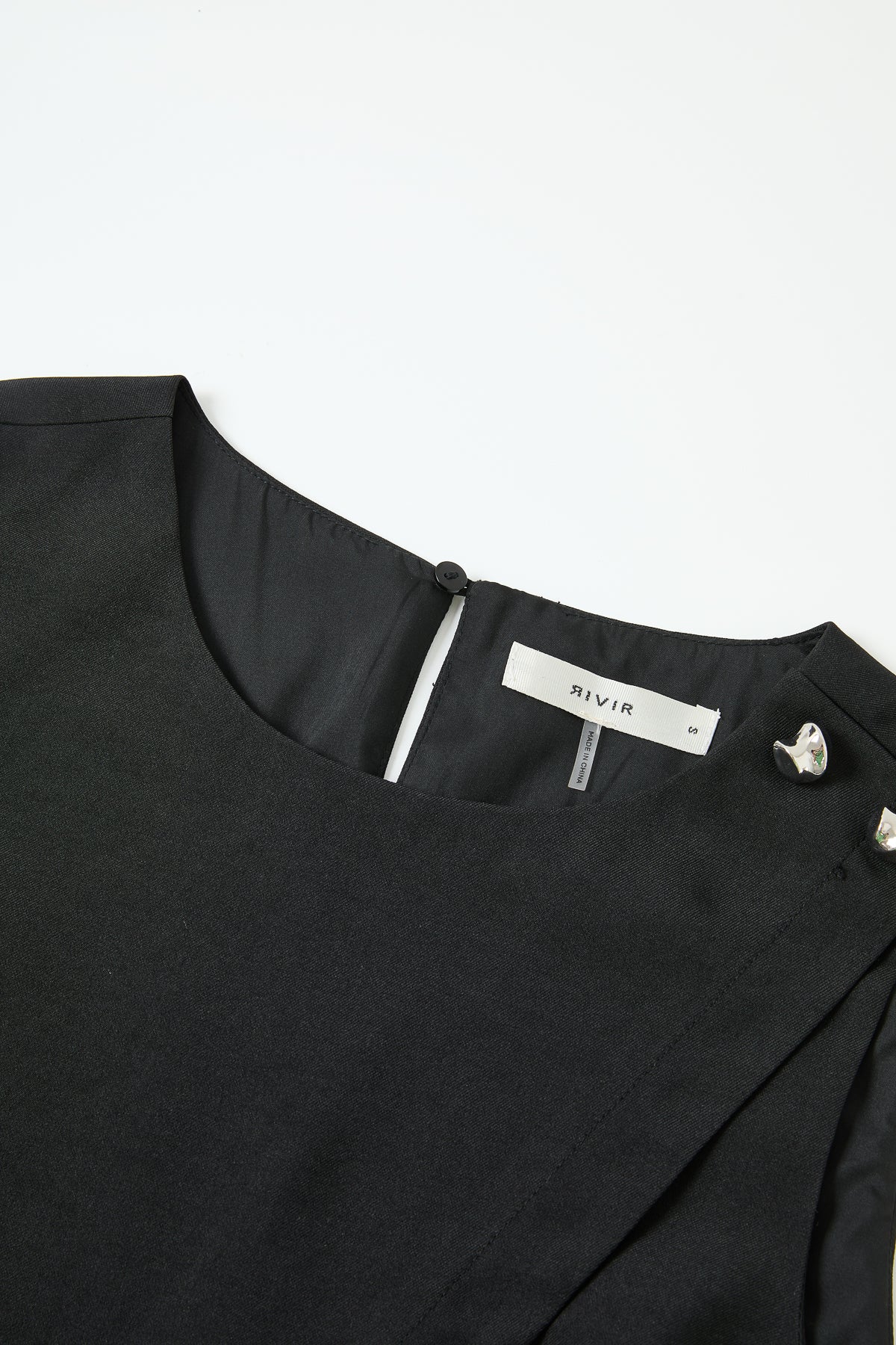 Sleeveless Woven Top with Button Detail