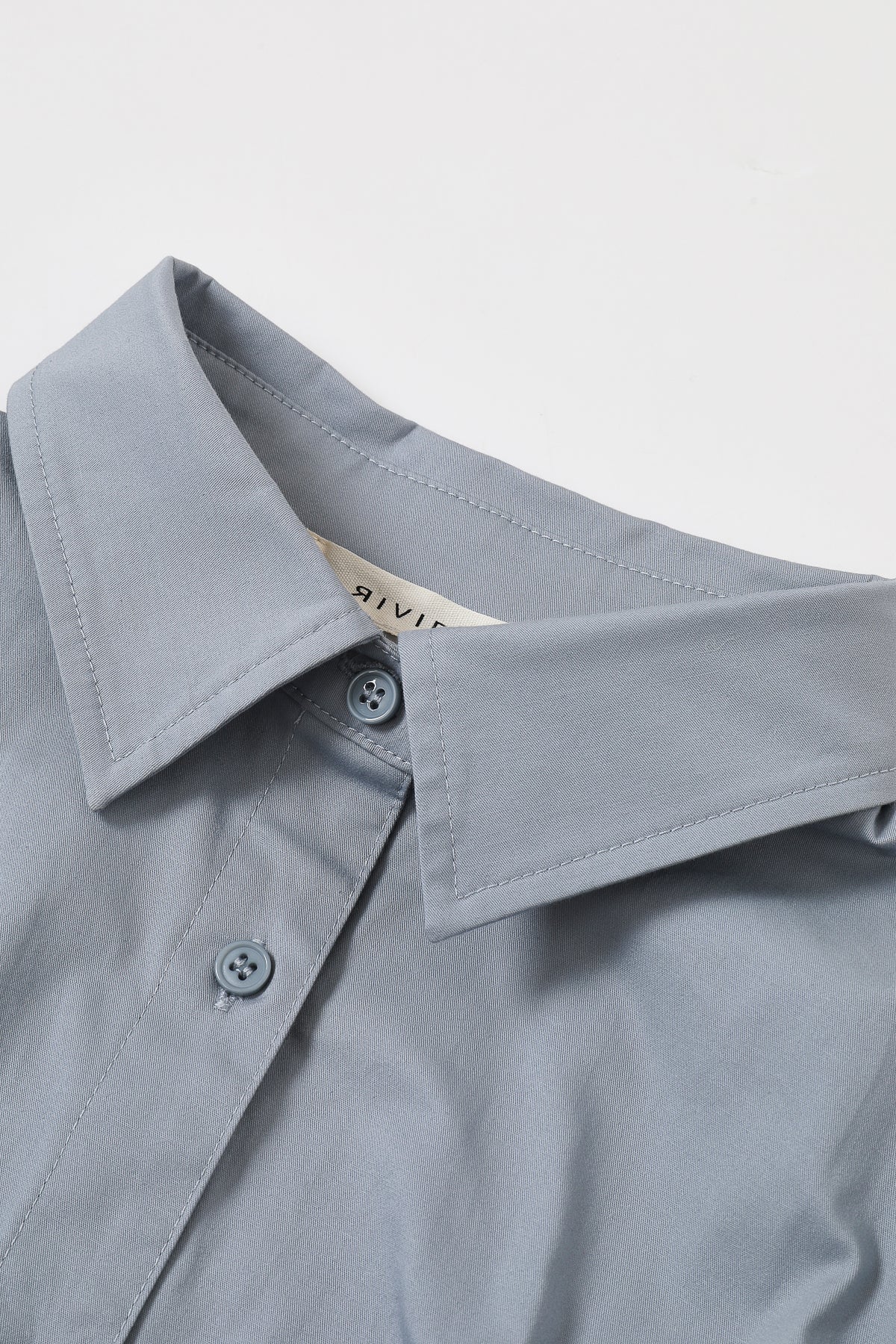 Belted Contour Woven Pleated Short Sleeve Top