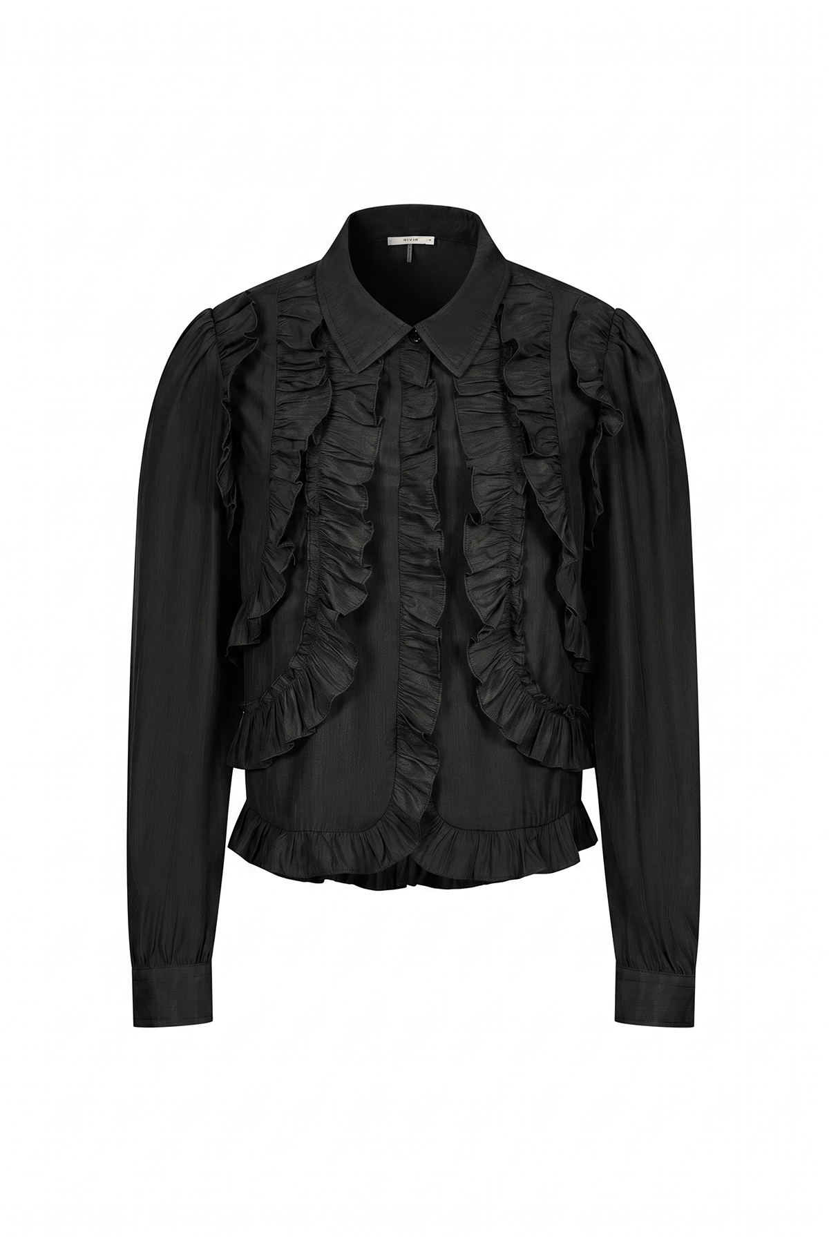 Celia Long Sleeve Ruffle Blouse