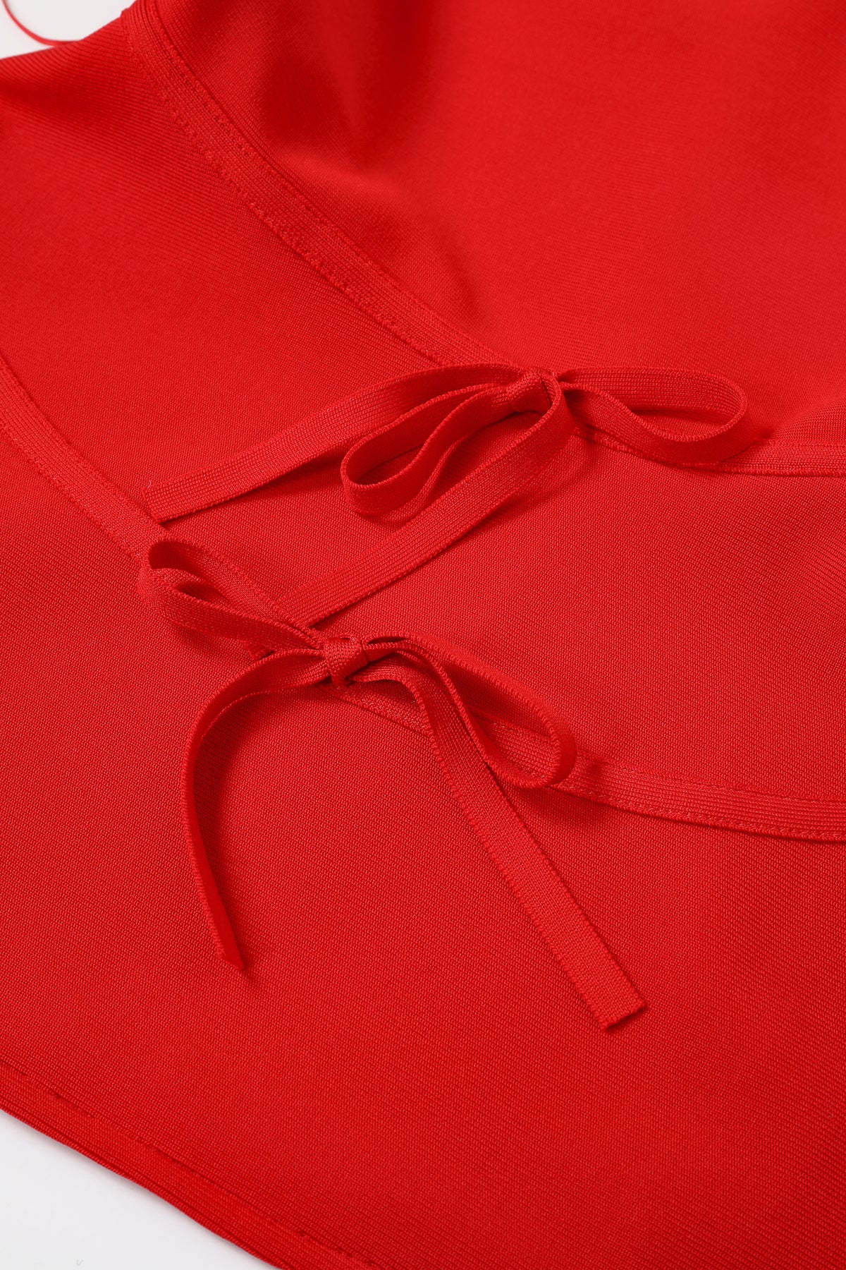 Isabeau Bandage Sleeveless Peplum Top with Bows