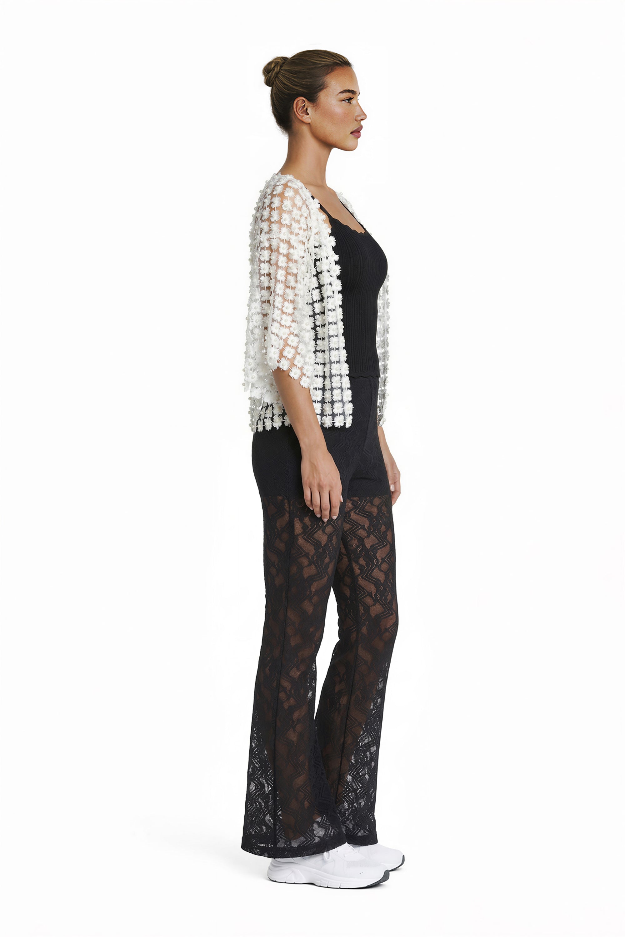 Beads Crochet Cardigan