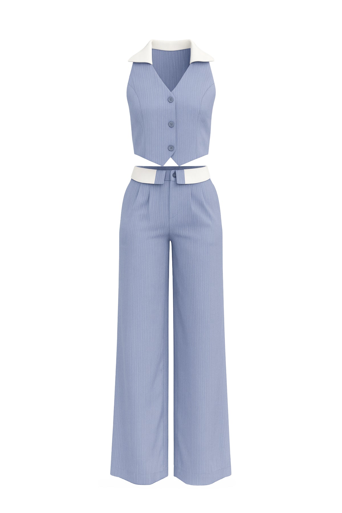The Signature Stripe Vest and Pants Set