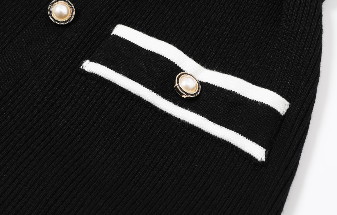 The Collarline Knit Dress