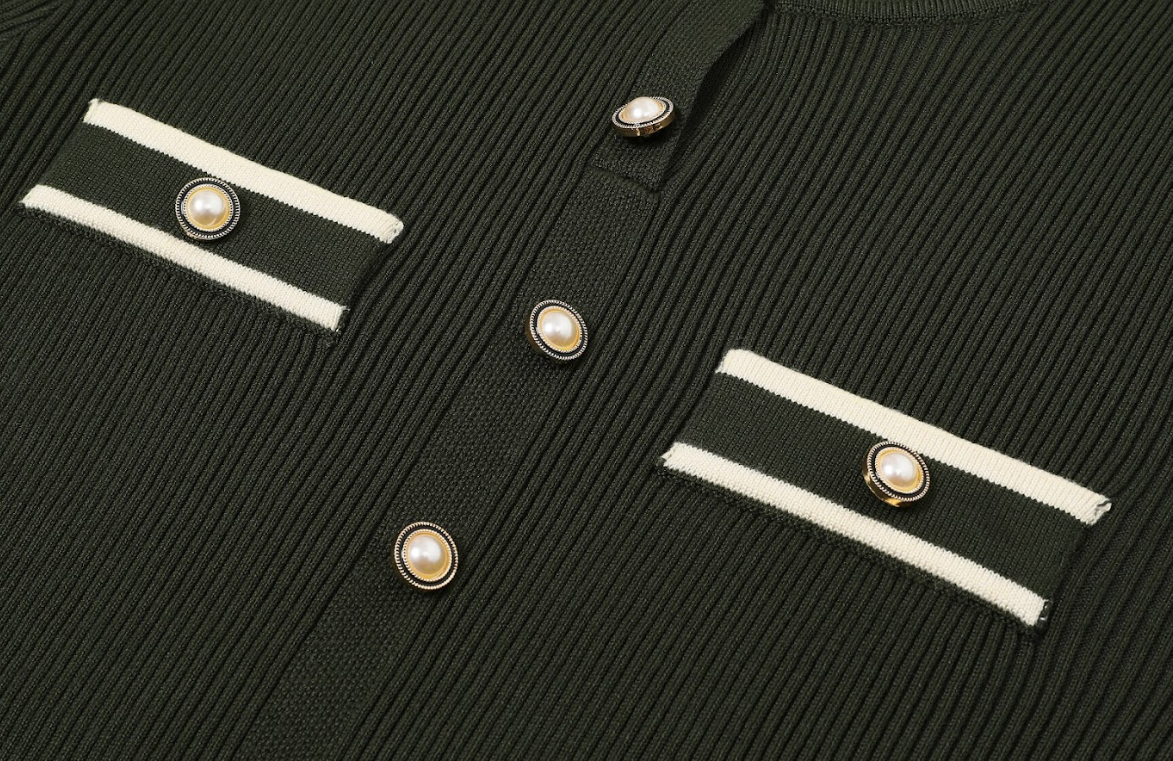 The Collarline Knit Dress