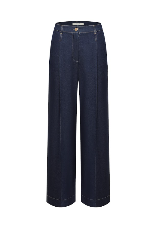 Modern Elegance Denim Two-Piece