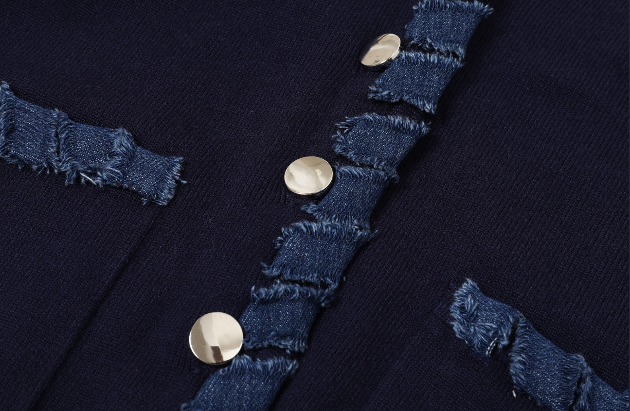 Softbound Denim Knit Jacket