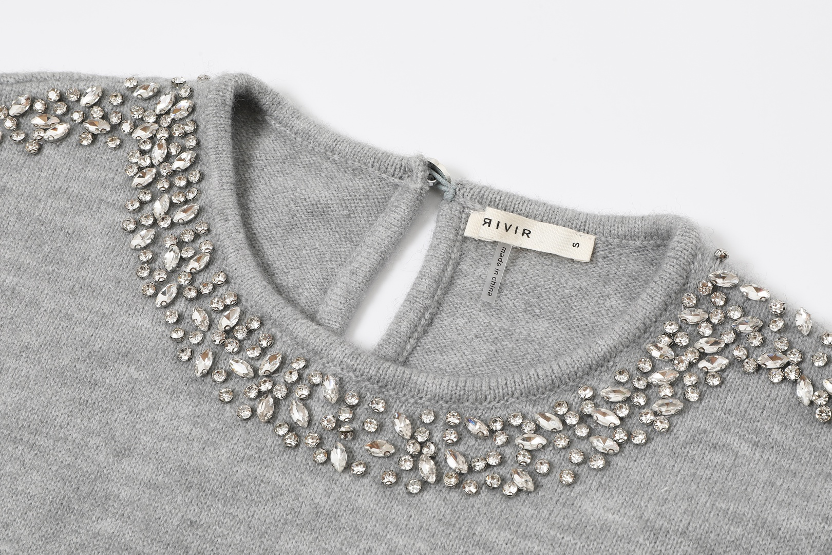 Helena Top With Rhinestone Detail