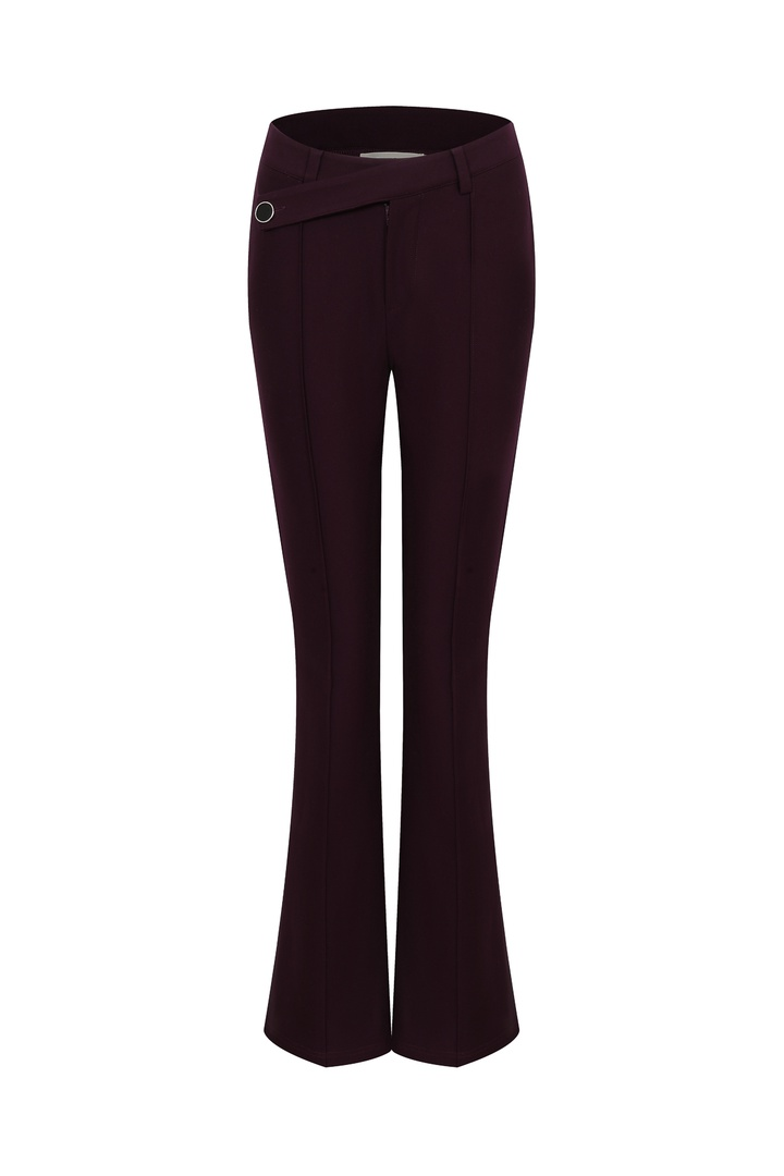 Calithea Knit Pants With Side Button