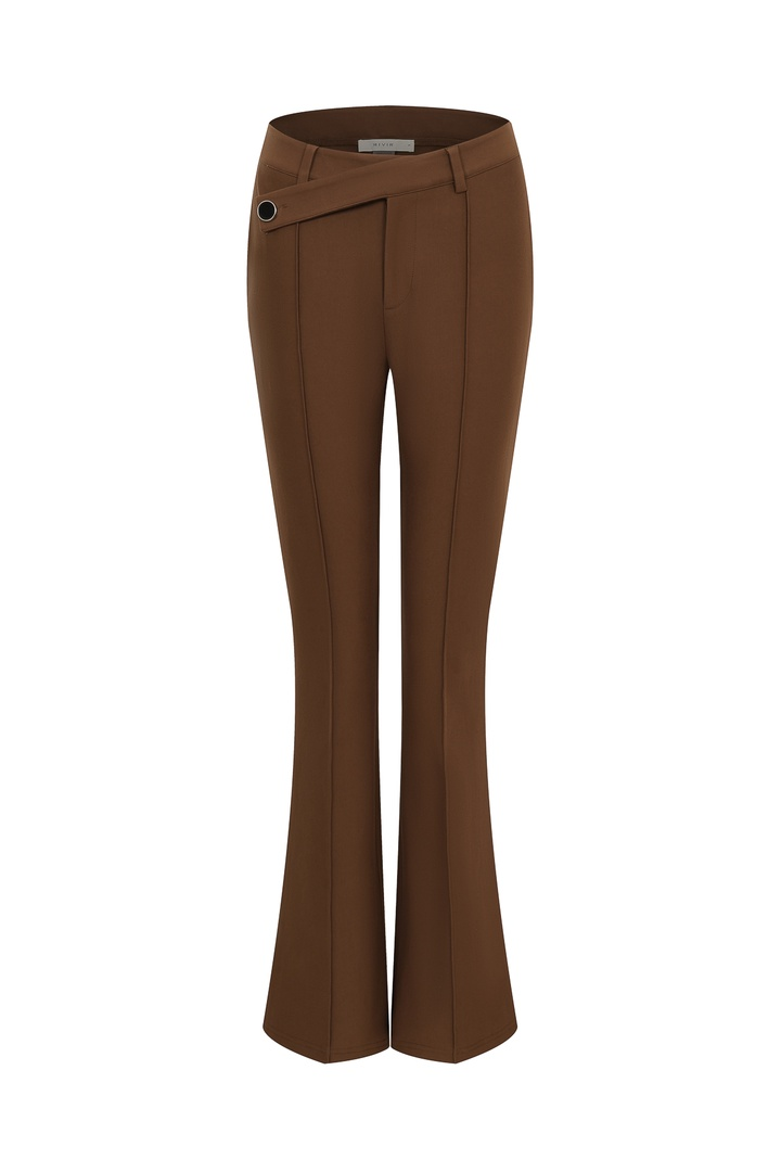 Calithea Knit Pants With Side Button