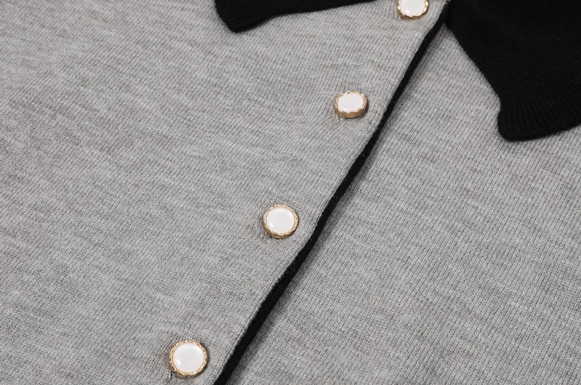 Julie Prep Cardigan With Collar