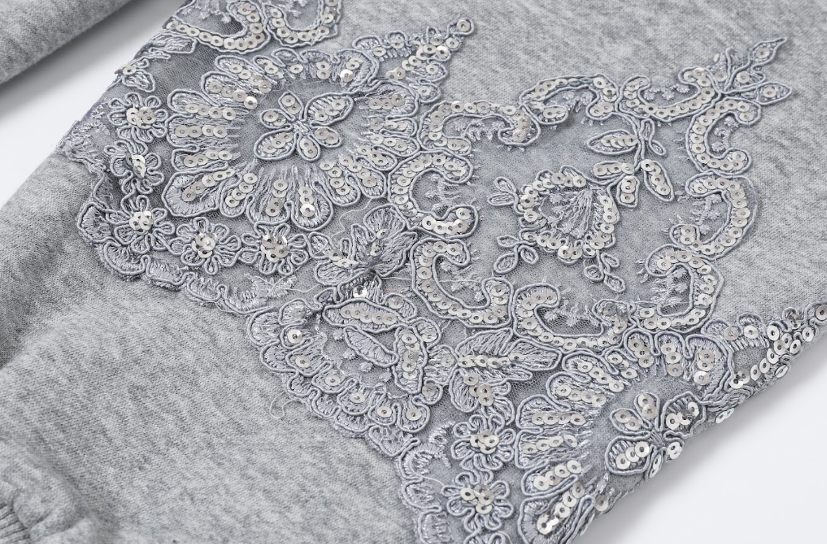 Twist & Embellished Sleeve Top
