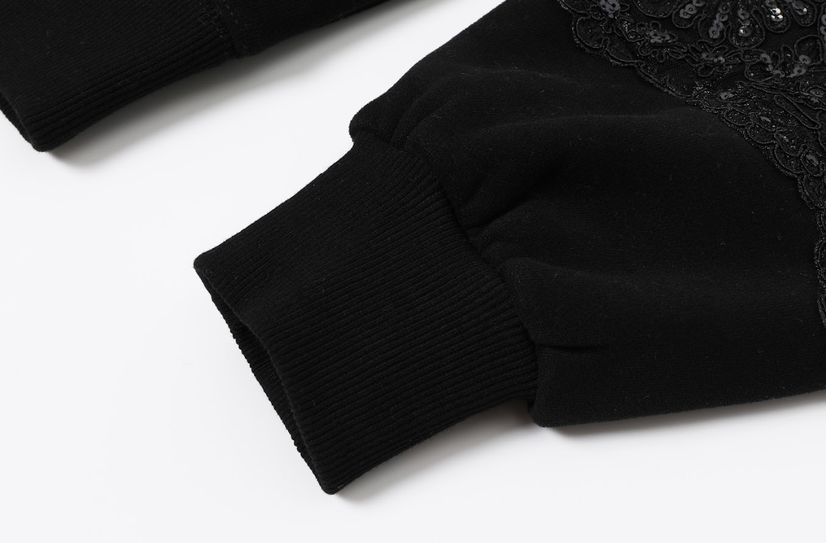 Twist & Embellished Sleeve Top