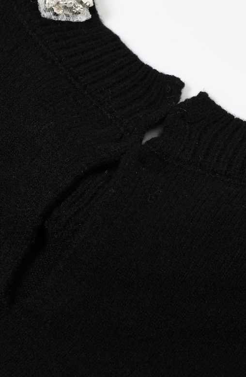Pearl Knit Long Sleeve Top