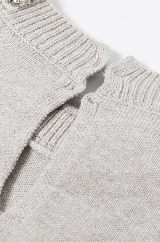 Pearl Knit Long Sleeve Top