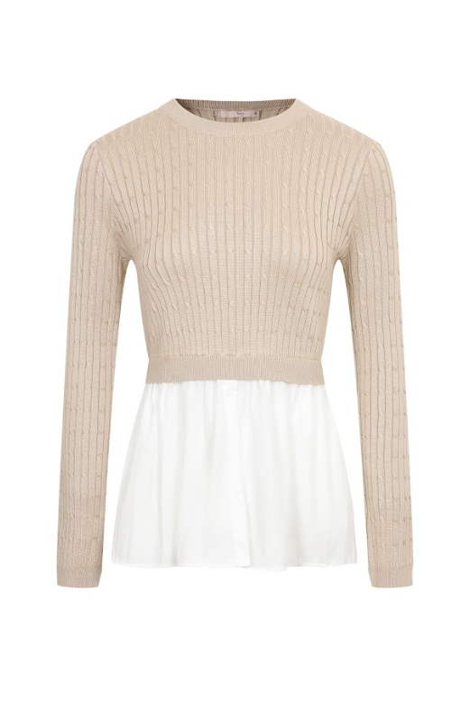Ligne Élégante Long Sleeve Top