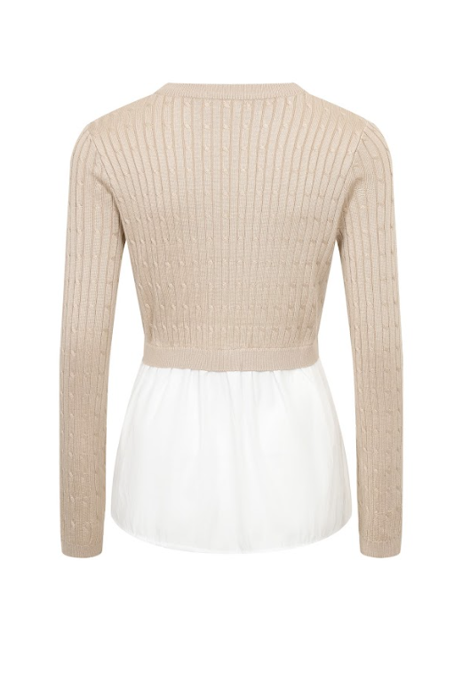 Ligne Élégante Long Sleeve Top