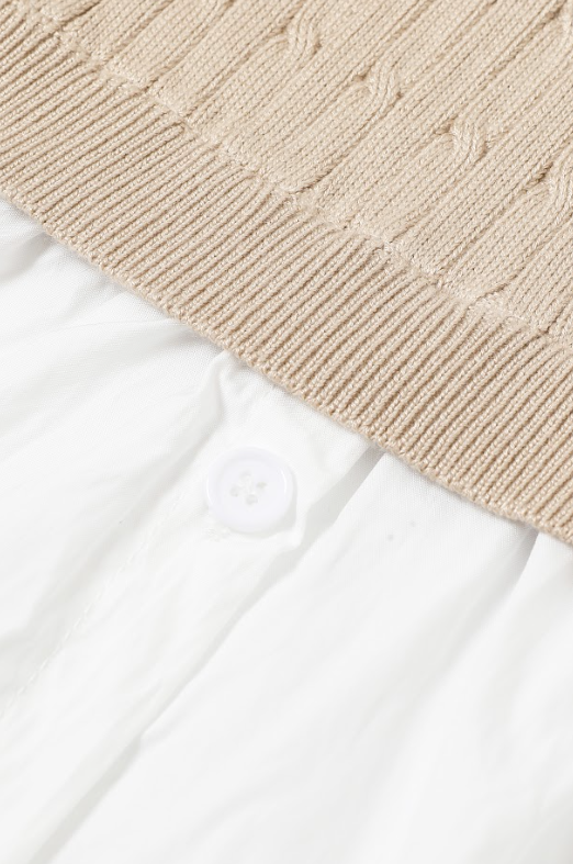 Ligne Élégante Long Sleeve Top