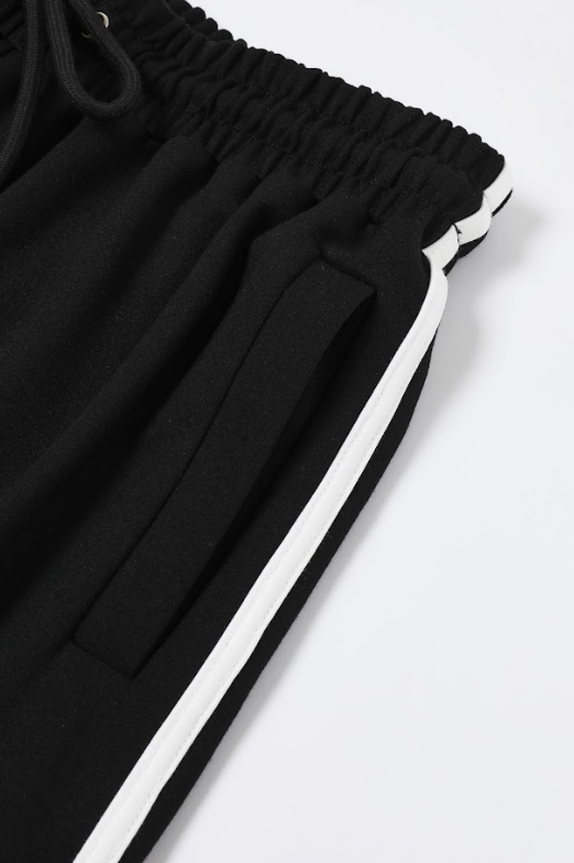 Andrea Knit tracksuit with contrast stripes