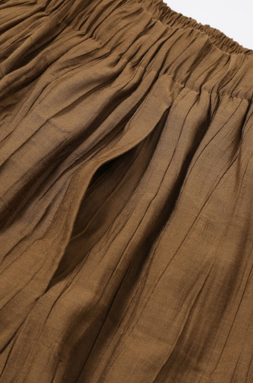 The Ember Volume Woven Crop Pants