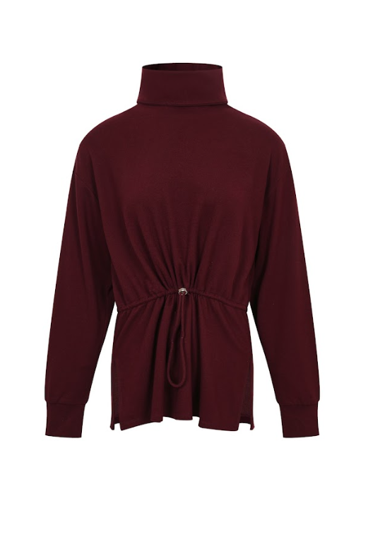 High Neck Long Sleeve Top