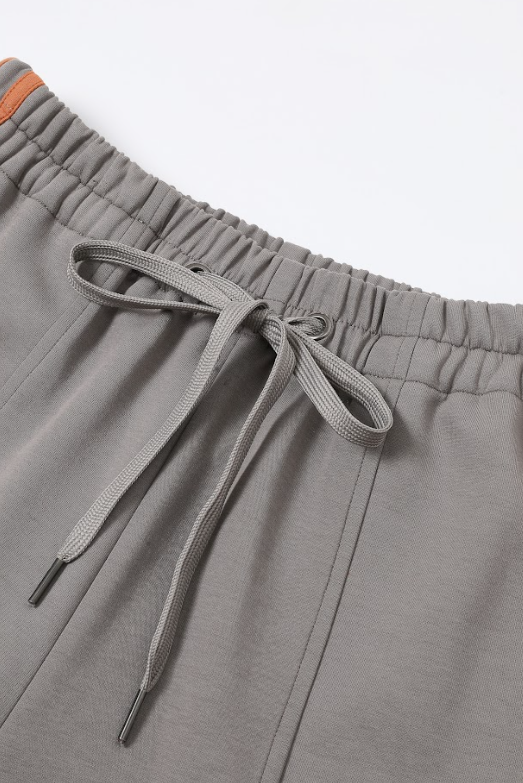 Ruffled Hem Wide Pants