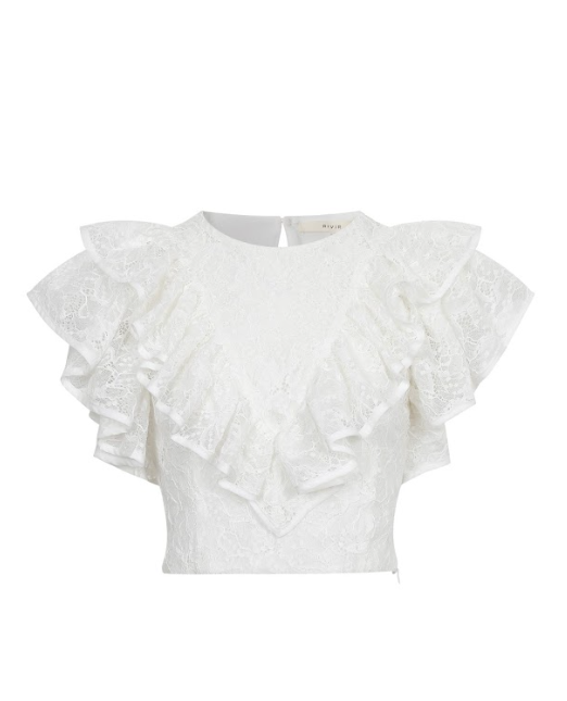 The Aladin Lace Dreams Ruffle Top