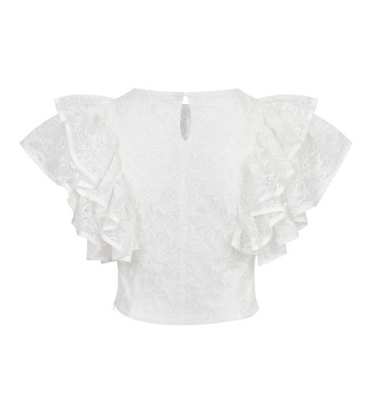 The Aladin Lace Dreams Ruffle Top