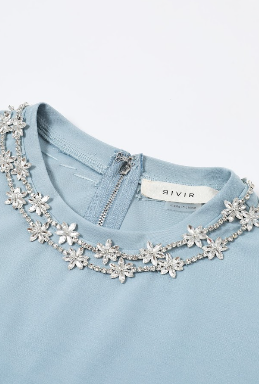 Rhinestone Embellished T-Shirt