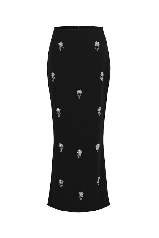 Embellished Long Skirt